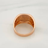 Anillo Signo Peso 8.8g / T10 1/2 Oro Rosa 18K