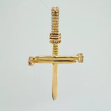 Dije Cruz Clavo 4gr / 4.6cm / Oro Amarillo 18K &