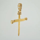 Dije Cruz Clavo 4gr / 4.6cm / Oro Amarillo 18K &