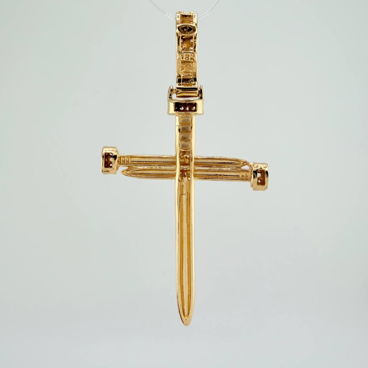 Dije Cruz Clavo 4gr / 4.6cm / Oro Amarillo 18K &