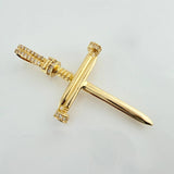 Dije Cruz Clavo 4gr / 4.6cm / Oro Amarillo 18K &