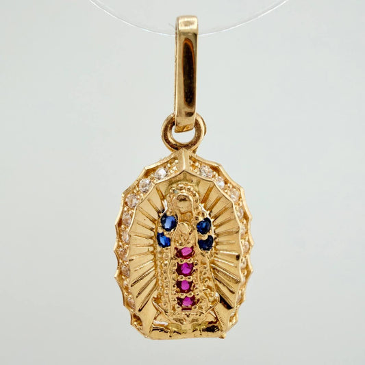 Dije Virgen Guadalupe 1.25gr / 2.1cm / Oro Amarillo 18K &