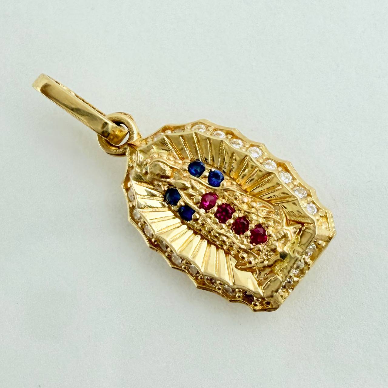 Dije Virgen Guadalupe 1.25gr / 2.1cm / Oro Amarillo 18K &