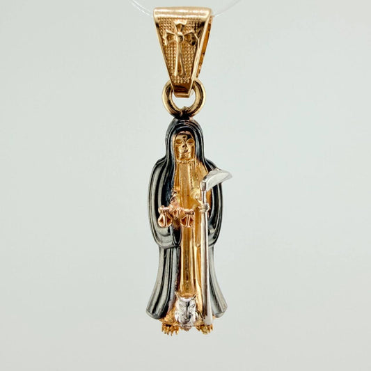 Dije Santa Muerte 2.55gr / 2.8cm / Tres Oros 18K &