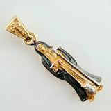 Dije Santa Muerte 2.55gr / 2.8cm / Tres Oros 18K &