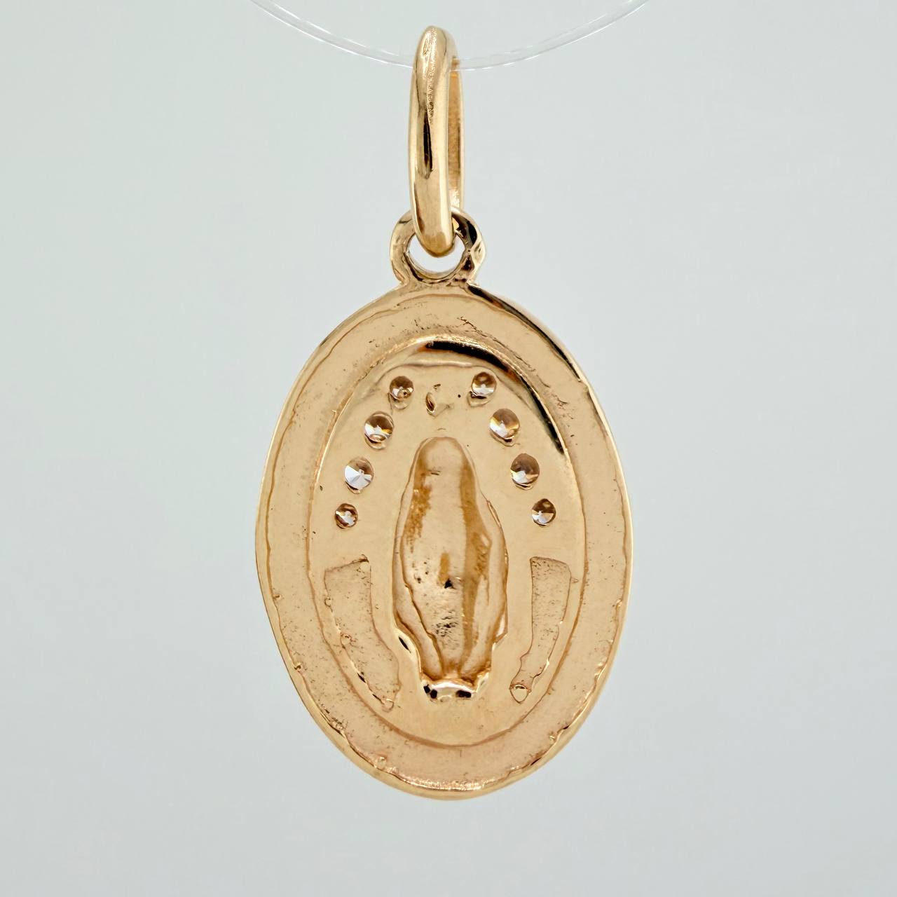 Dije Virgen Milagrosa 1.3gr / 2cm / Oro Amarillo 18K &