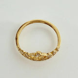 Anillo Corona 15s 2.15gr / T7 / Oro Amarillo 18K &