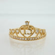 Anillo Corona 15s 2.15gr / T7 / Oro Amarillo 18K &