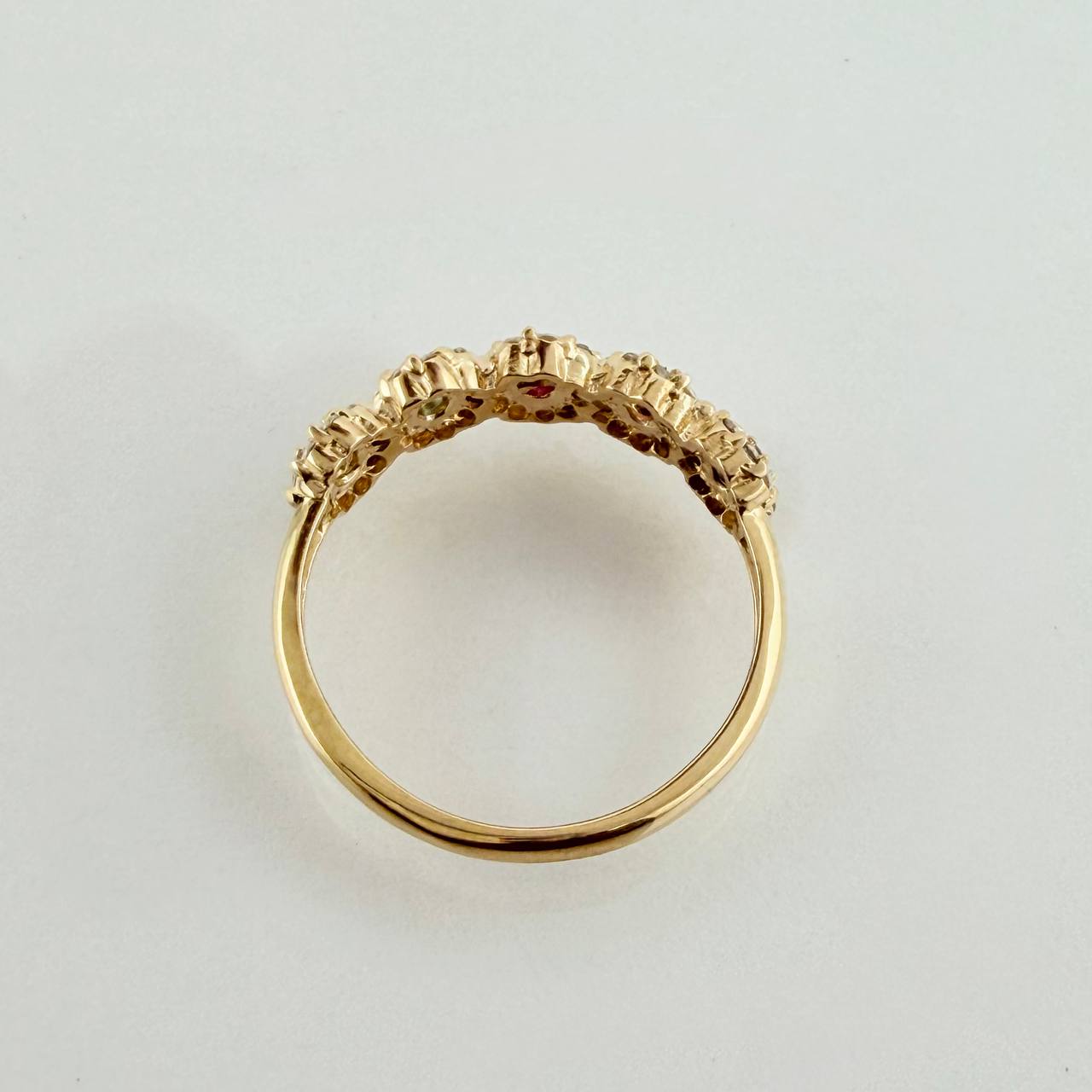 Anillo Churumbela Tupido 2gr / T6 / Oro Amarillo 18K