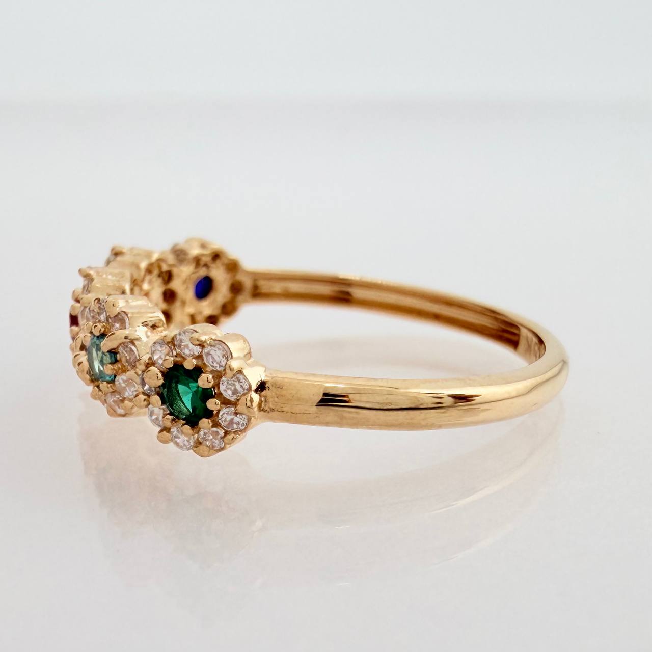 Anillo Churumbela Tupido 2gr / T6 / Oro Amarillo 18K