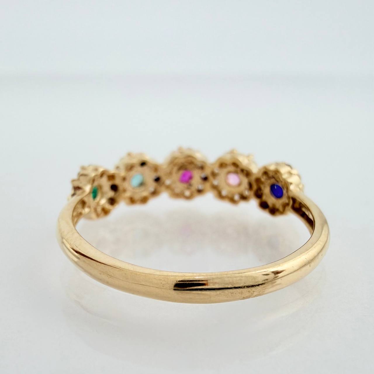 Anillo Churumbela Tupido 2gr / T6 / Oro Amarillo 18K