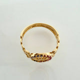Anillo Correa Corona 2.45gr / T6 1/4 / Oro Amarillo 18K