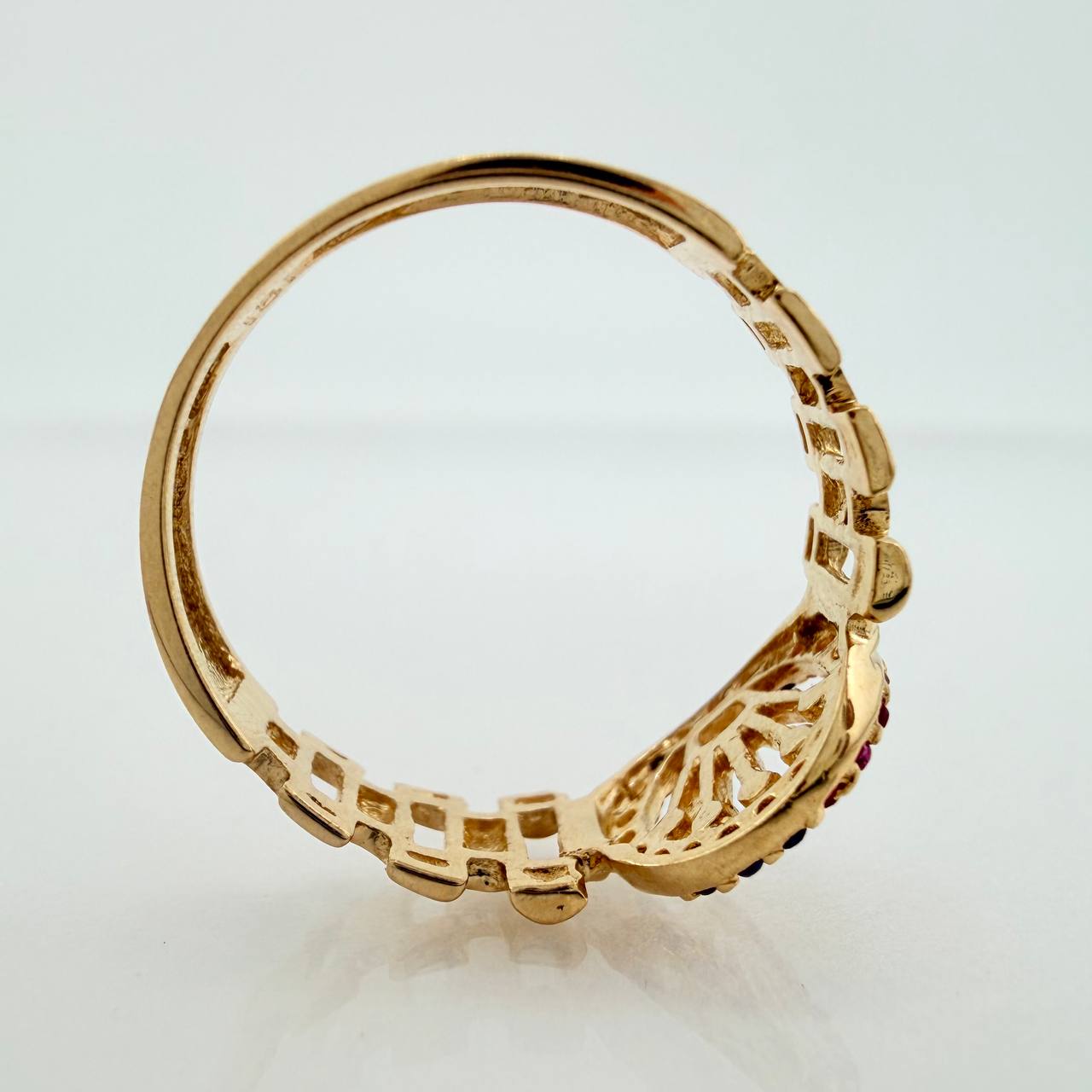 Anillo Correa Corona 2.45gr / T6 1/4 / Oro Amarillo 18K