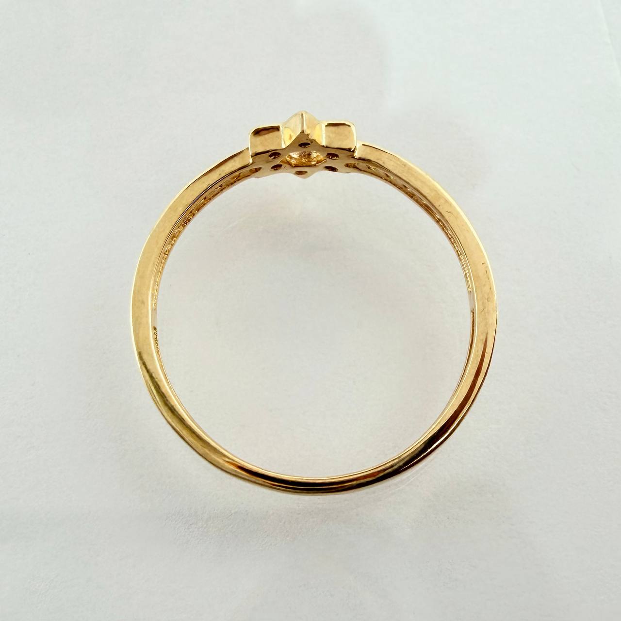Anillo Estrella David 1.6gr / T6 / Oro Amarillo 18K