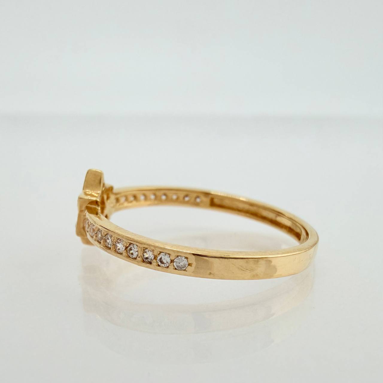 Anillo Estrella David 1.6gr / T6 / Oro Amarillo 18K