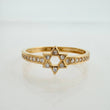 Anillo Estrella David 1.6gr / T6 / Oro Amarillo 18K