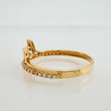 Anillo Love Corazon 1.7gr / T6 1/4 / Oro Amarillo 18K &