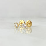 Topos Bisel 0.65gr / 4.2mm Oro Amarillo 18K