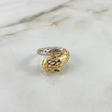 Anillo Pantera 6.4gr / T9 4/4 / Circones Negros Dos Oros Amarillo Blanco ©