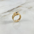 Anillo Crono Tempo 5.65gr / T11 / Circones Blancos-Negros Oro Amarillo ©