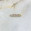 Herraje Amor 0.9gr / 2.5cm / Circones Blancos Dos Oros Amarillo Blanco ©