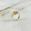 Anillo Buho 4.9gr / T10 / Circones Naranja Dos Oros Amarillo Blanco ©