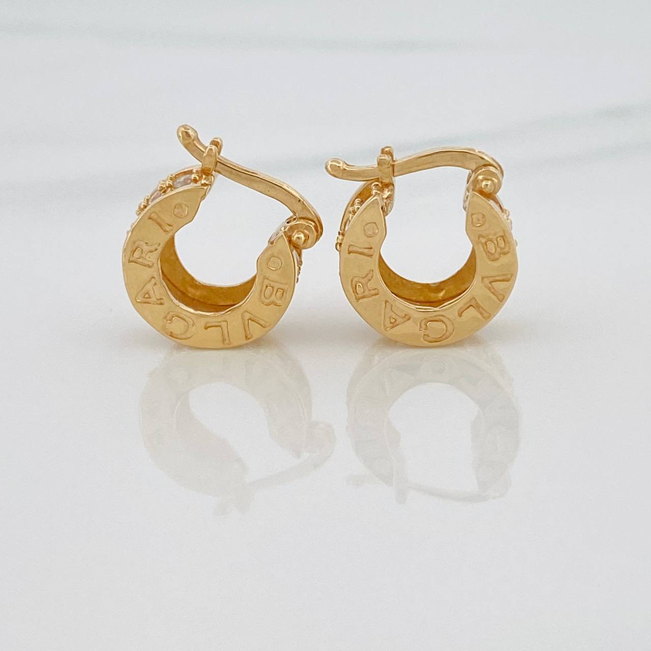 Candongas Linea Bv 4.85gr / 1.3cm / Oro Amarillo 18K &