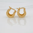 Candongas Linea Bv 4.65gr / 1.2cm / Oro Amarillo 18K $