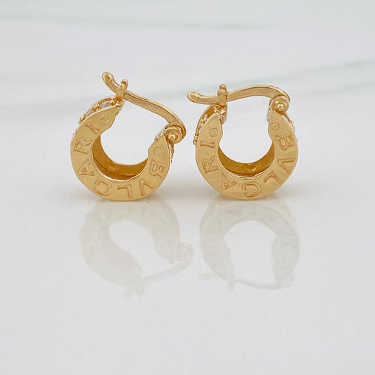 Candongas Linea Bv 4.85gr / 1.3cm / Oro Amarillo 18K &