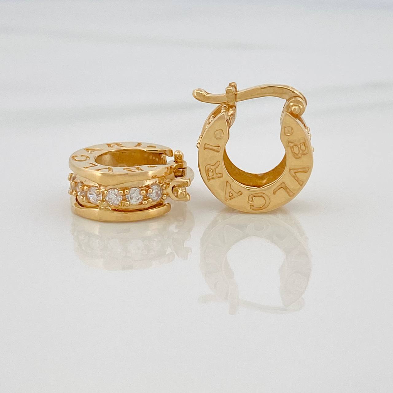 Candongas Linea Bv 4.85gr / 1.3cm / Oro Amarillo 18K &