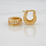 Candongas Linea Bv 4.85gr / 1.3cm / Oro Amarillo 18K &