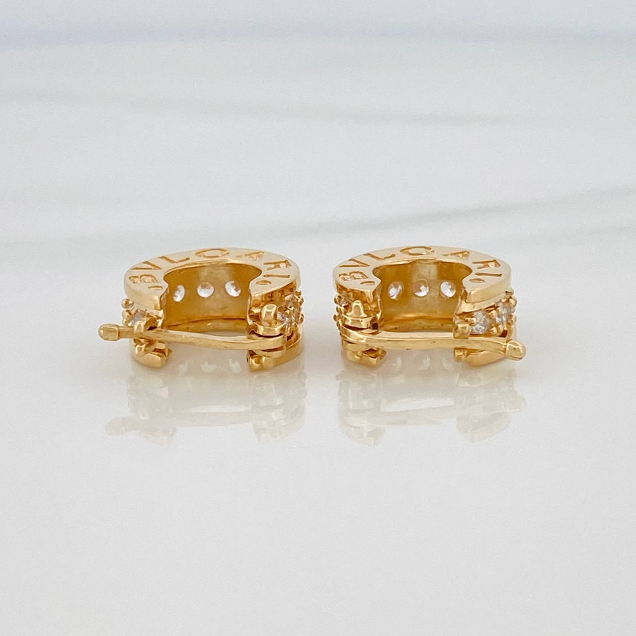 Candongas Linea Bv 4.85gr / 1.3cm / Oro Amarillo 18K &