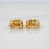 Candongas Linea Bv 4.85gr / 1.3cm / Oro Amarillo 18K &