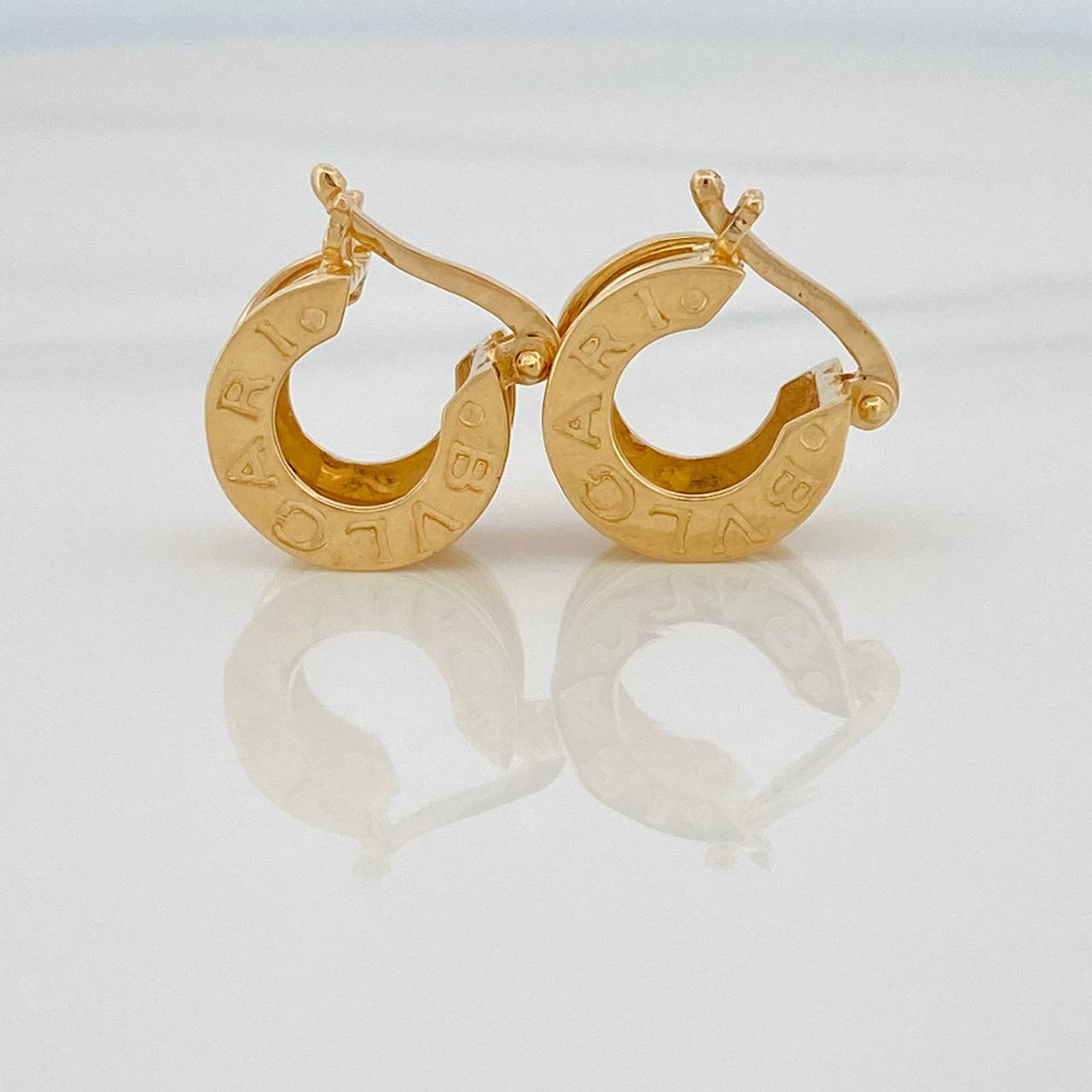 Candongas Bv  4.7gr / 1.3cm / Oro Amarillo 18K &