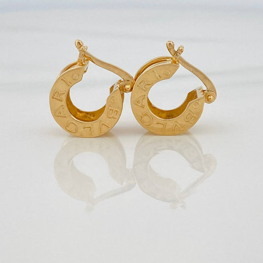 Candongas Bv  4.7gr / 1.3cm / Oro Amarillo 18K &