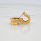 Candongas Bv  4.7gr / 1.3cm / Oro Amarillo 18K &