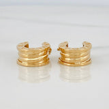 Candongas Bv  4.7gr / 1.3cm / Oro Amarillo 18K &