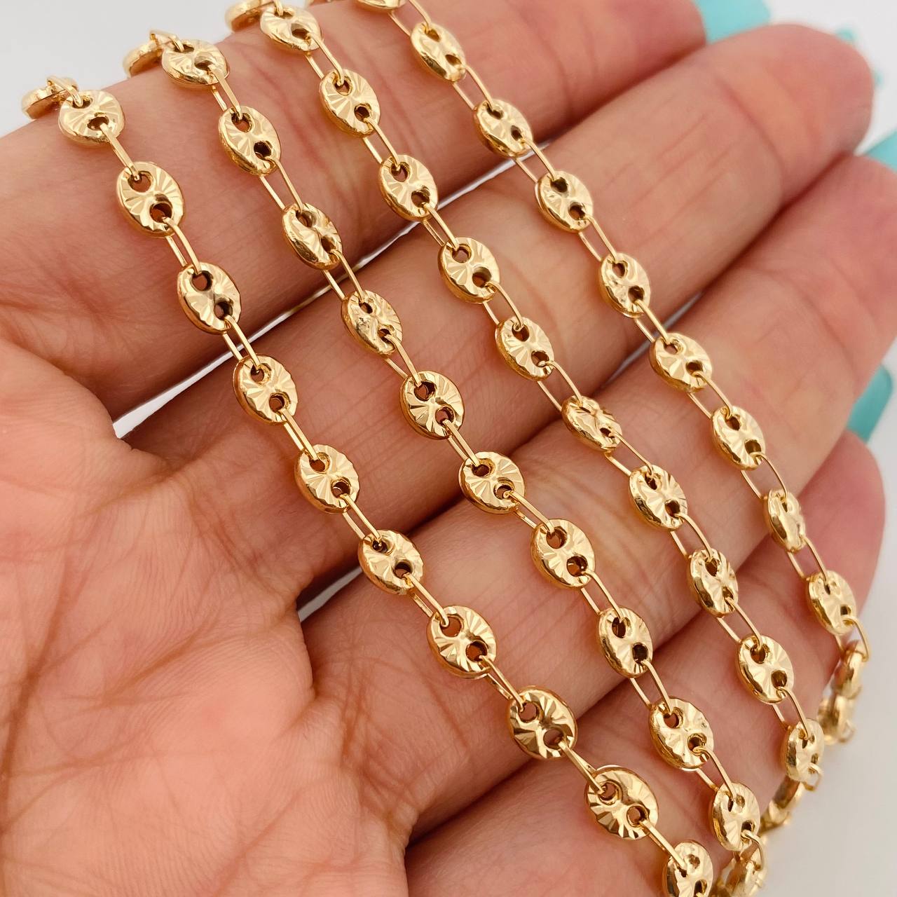 Cadena Gc 10.4gr / 61cm / 4.35mm Oro Amarillo 18K &