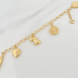 Pulso Charms 5.8gr / 17.5cm / 4.05mm Oro Amarillo 18K &