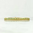 Pulso Tennis 20.5gr  / 21cm / Esmeraldas 1.5Qts Diamantes 1.59Qts Oro Amarillo (Joya)