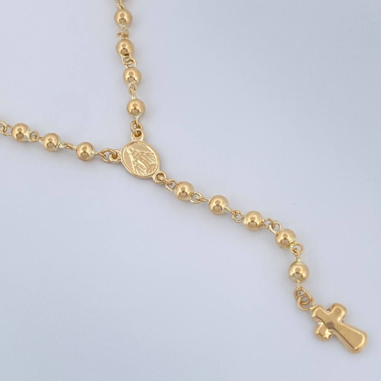 Rosario Virgen Milagrosa 7.75gr / 44.5cm / Oro Amarillo 18K &