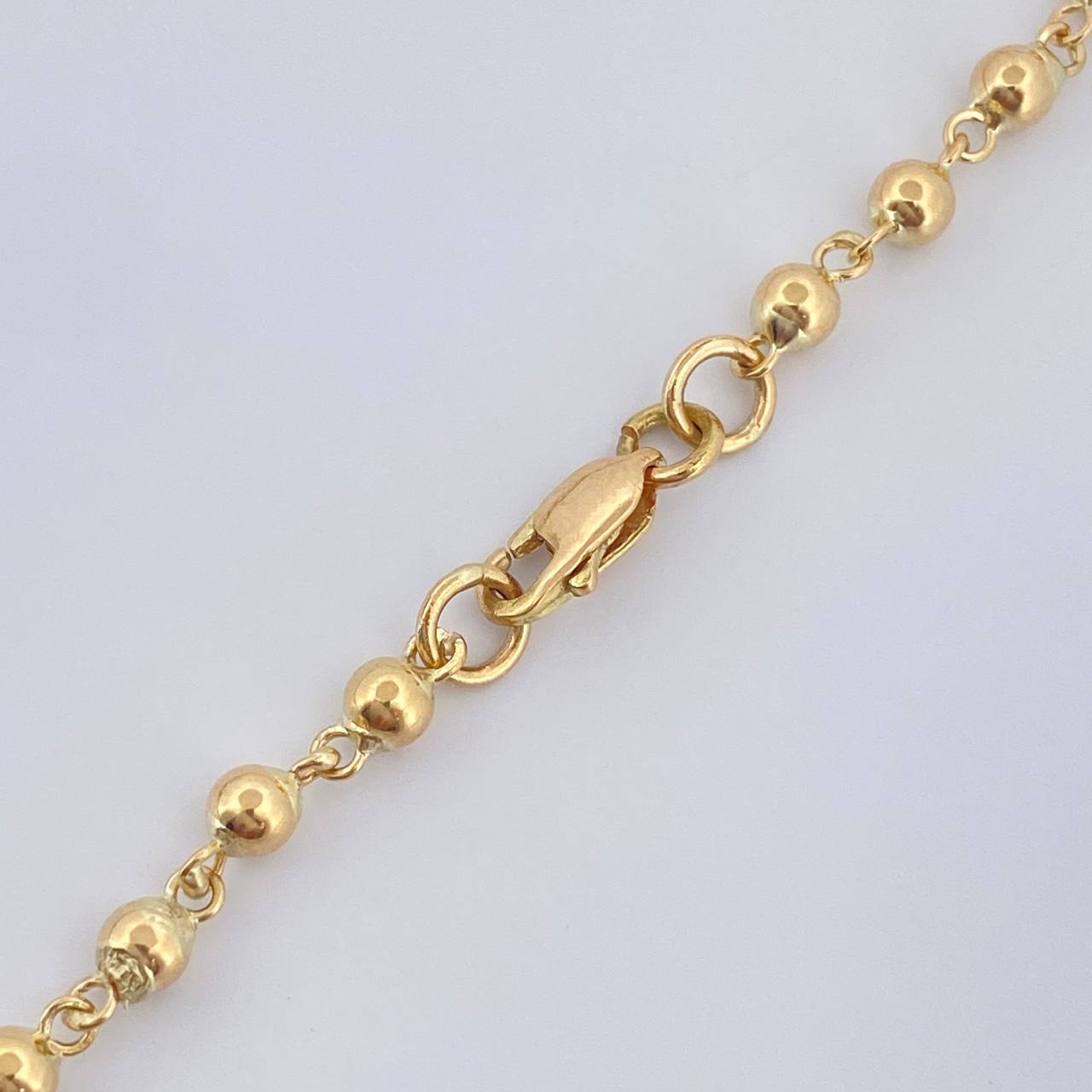 Rosario Virgen Milagrosa 7.75gr / 44.5cm / Oro Amarillo 18K &