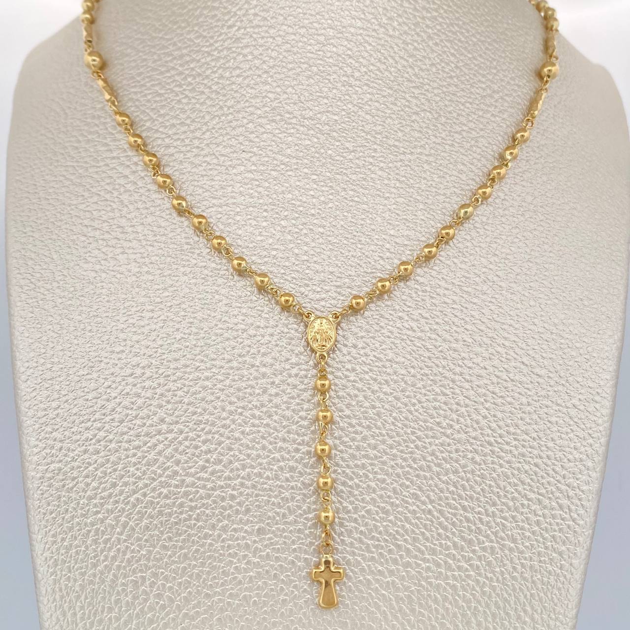 Rosario Virgen Milagrosa 7.75gr / 44.5cm / Oro Amarillo 18K &