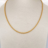 Cadena Lazo  3.45gr / 60cm / 2.05mm Oro Amarillo +3 &