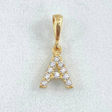 Dije Letra A 0.6gr / 1.5cm / Oro 18K *