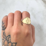 Anillo Virgen Milagrosa 2gr / T8 3/4 / Oro 18K *