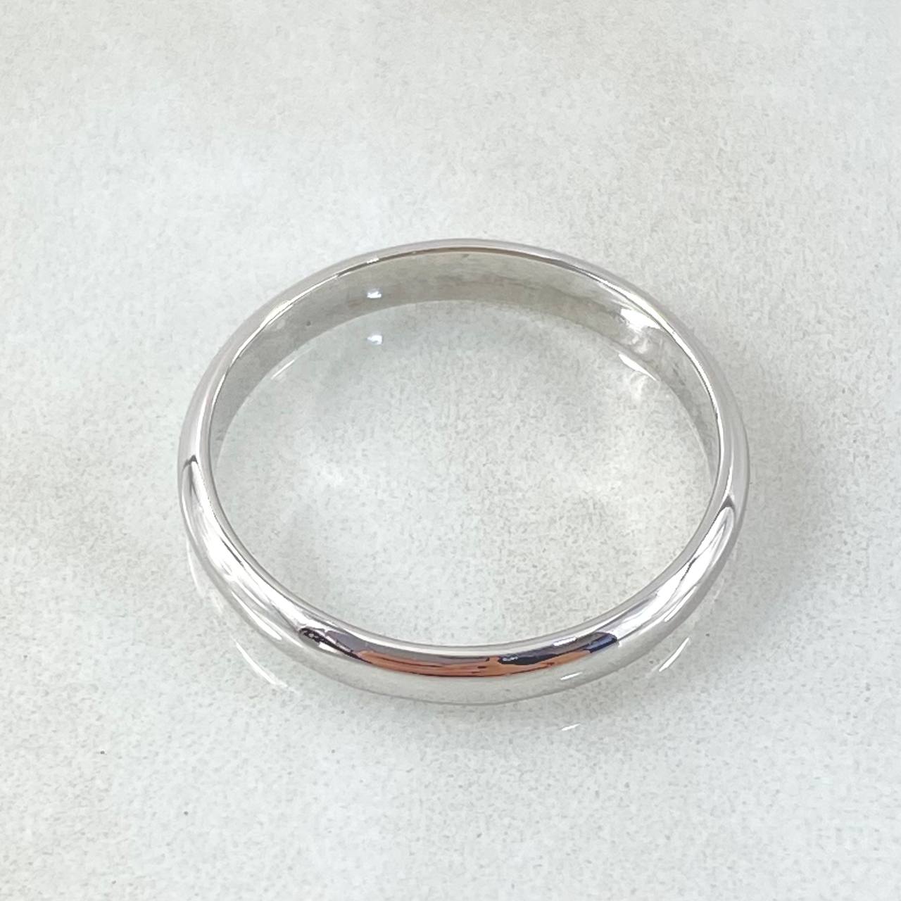 Anillo Argolla Media Caña Matrimonio 4gr / T11 / Oro 18K *