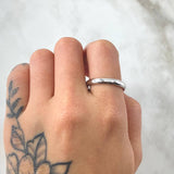 Anillo Argolla Media Caña Matrimonio 4gr / T11 / Oro 18K *