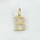 Dije Letra B Silueta 0.95gr / 1.8cm / Oro 18K ©