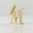 Dije Letra M Silueta 1.05gr / 1.8cm / Oro 18K ©